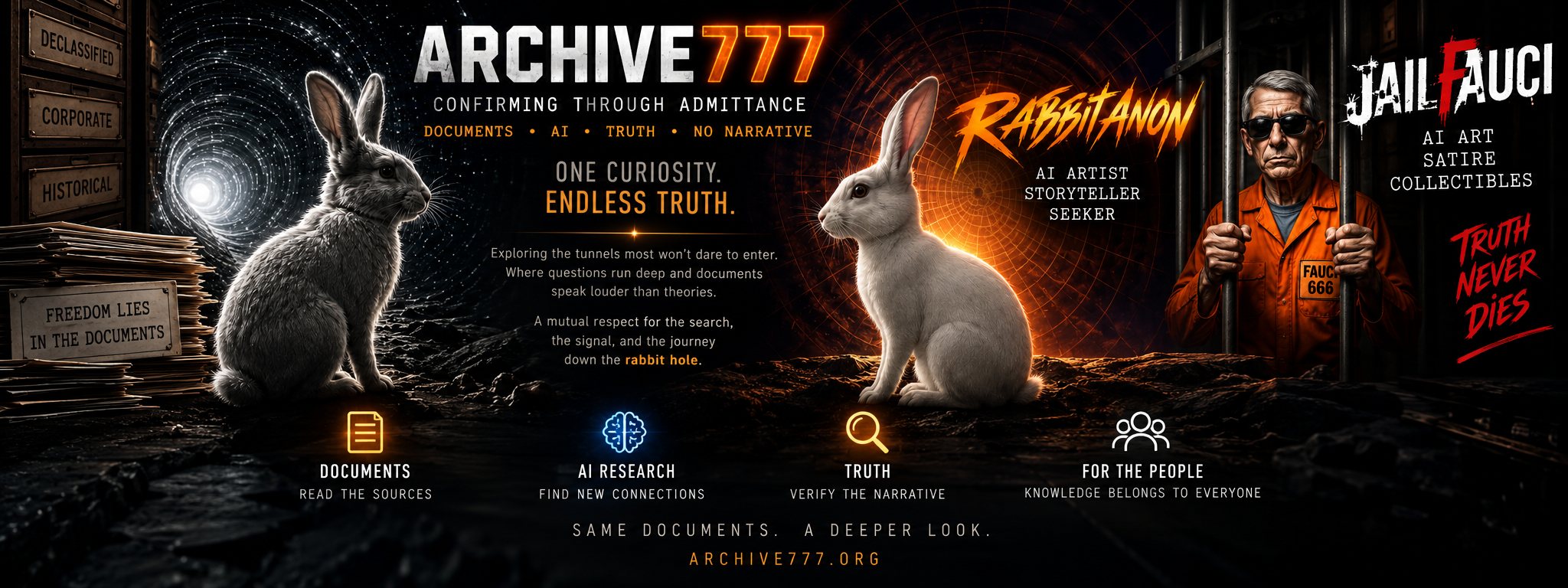 Archive777, RabbitAnon and JailFauci